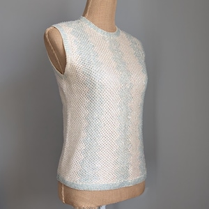 S- 1960年代のノースリーブスパンコールトップ