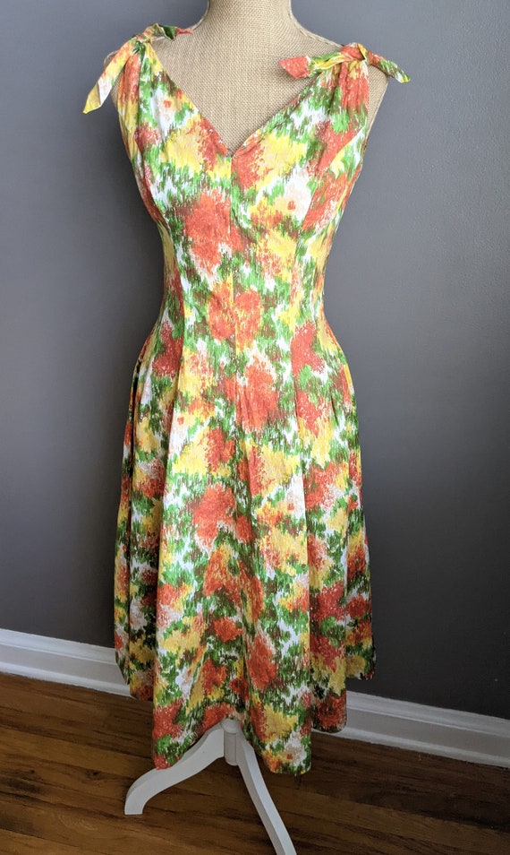 1950's cotton sundress - image 10