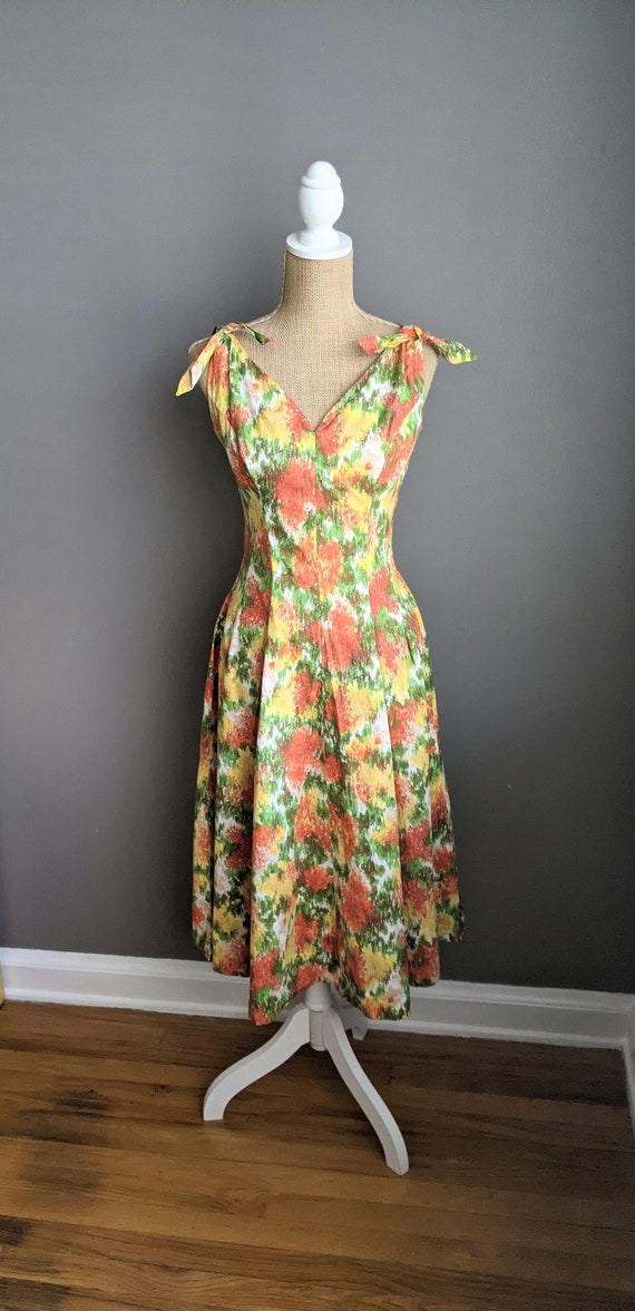 1950's cotton sundress - image 4