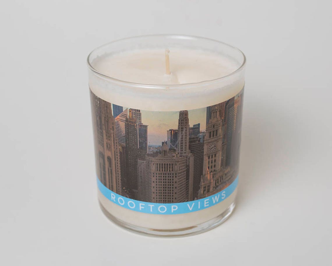 Chicago Rooftop Views 10 Oz Candle Etsy