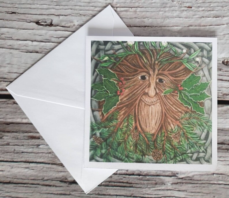 Yule/ Christmas Inspired Greetings Cards 4 Pack Etsy