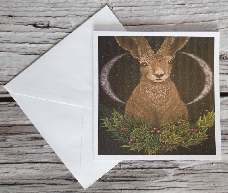Yule/ Christmas Inspired Greetings Cards 4 Pack Etsy