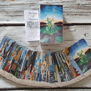 Tarot of Transition Tarot Card Deck - 78 Card deck featuring unique artwork, Tarot Cards, Oracle Cards, Tarot Reading