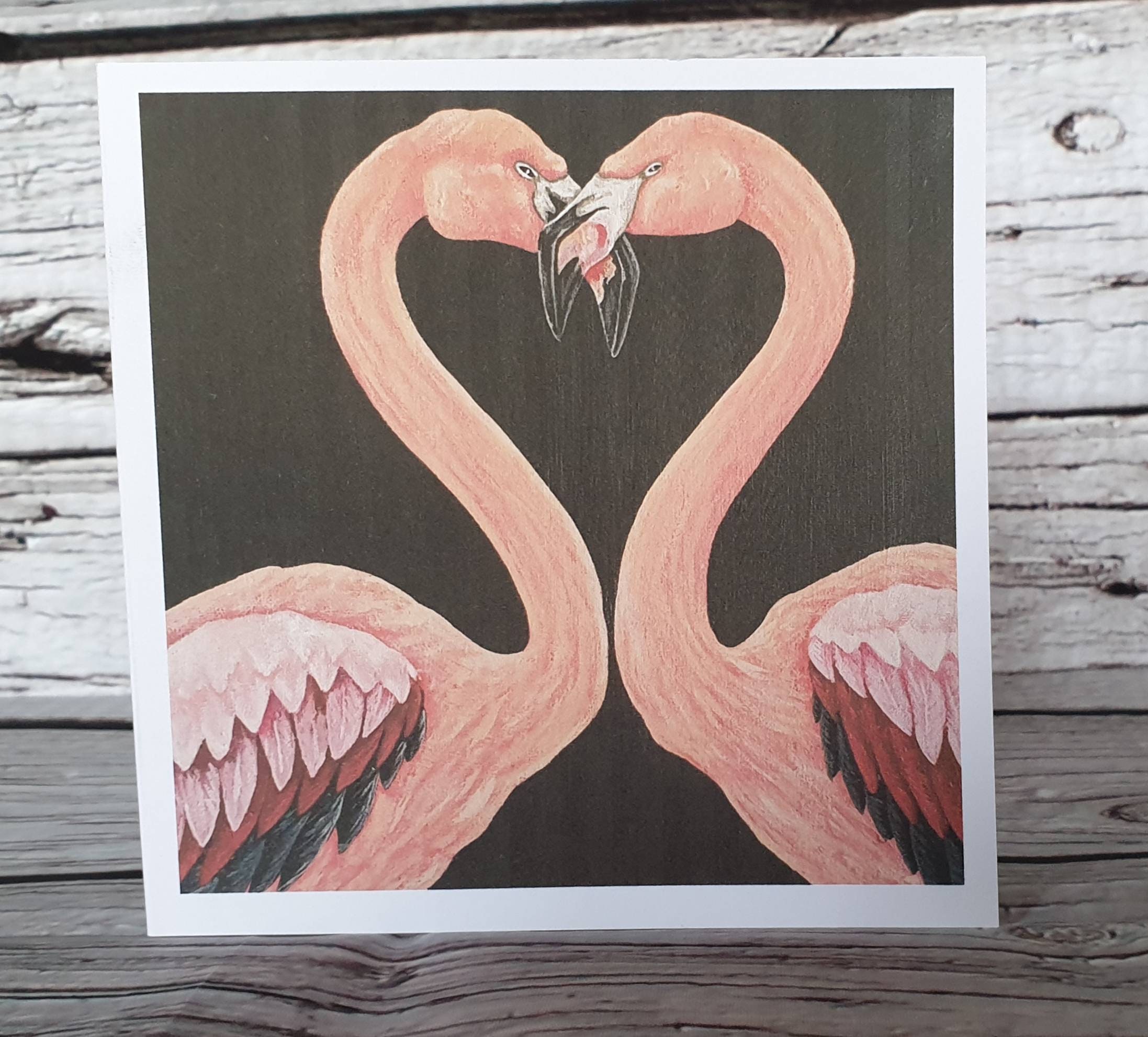Flamingo Karte Flamingo Love 2 Grußkarten und | Etsy
