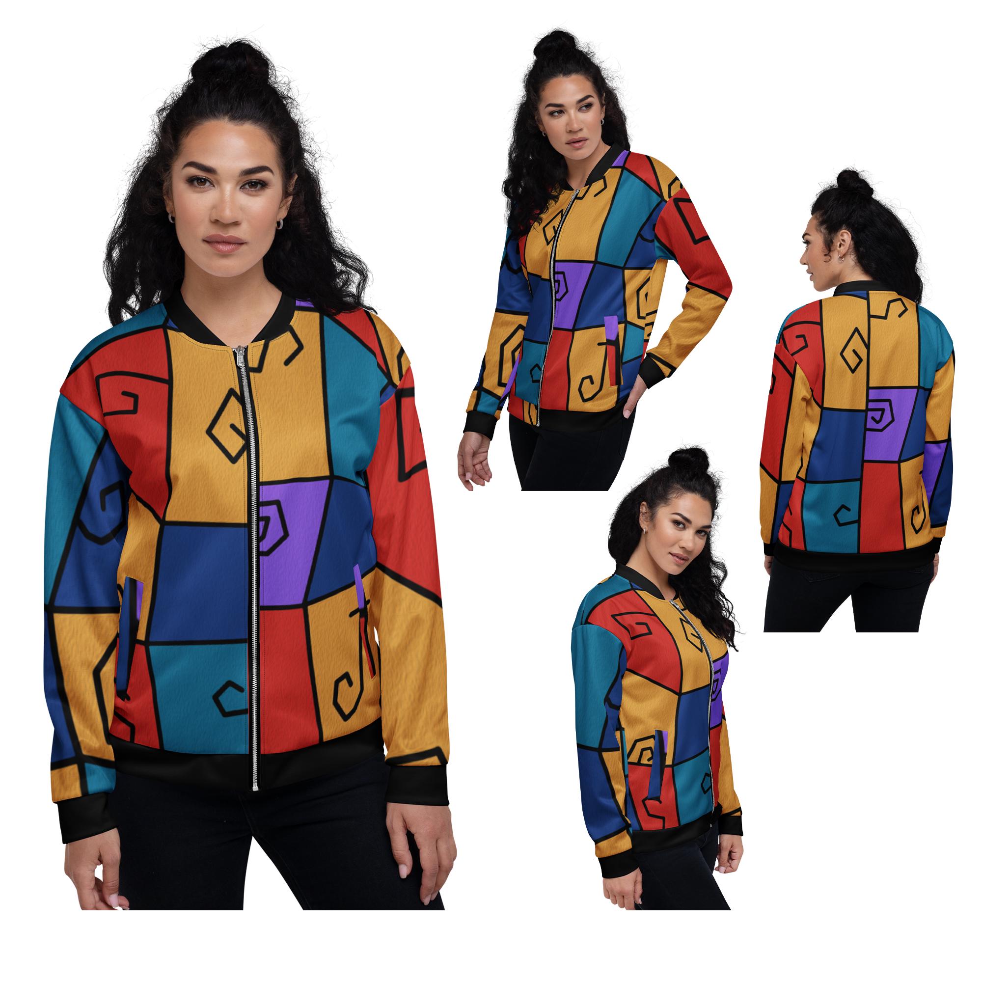 Fresh Prince 1990s Inspired Patchwork Bomber Jacket Unisex - Etsy