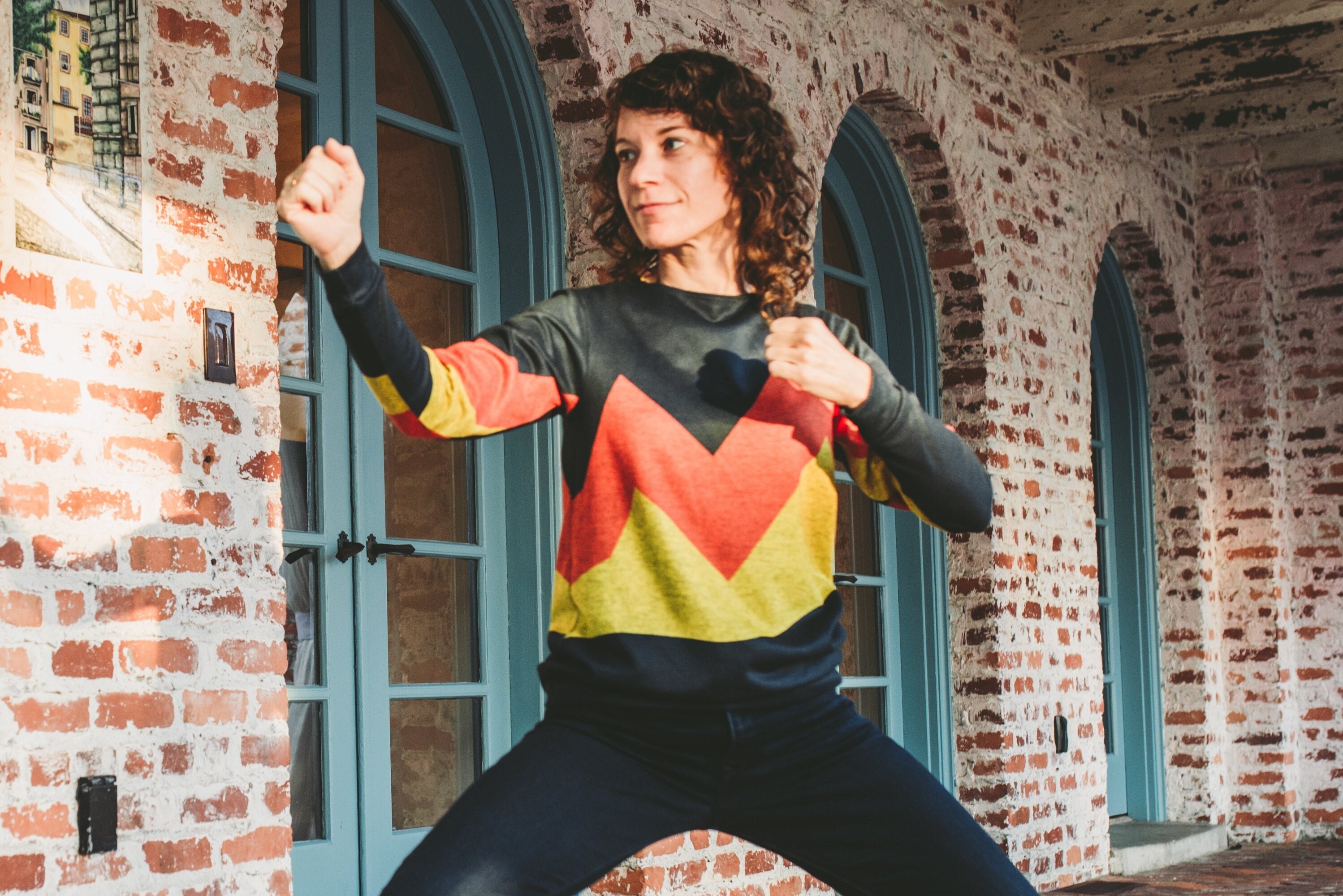 Jackie Chan Retro Fire 1980s Sweatshirt Meals on Wheels - Etsy