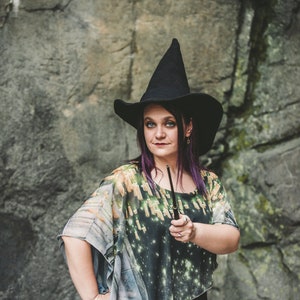 Witchy Wizarding Chiffon Cape Dress image 6