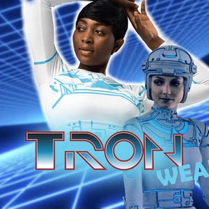 Tron Crop Top - Etsy