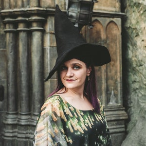 Witchy Wizarding Chiffon Cape Dress image 8