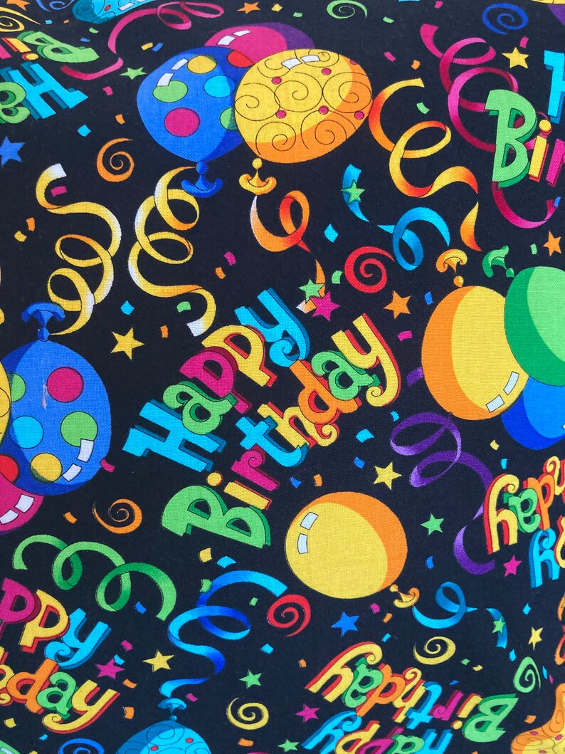 Happy Birthday Pillow Cover Etsy