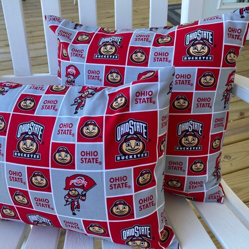 Ohio State Inspired Pillow Cover Etsy