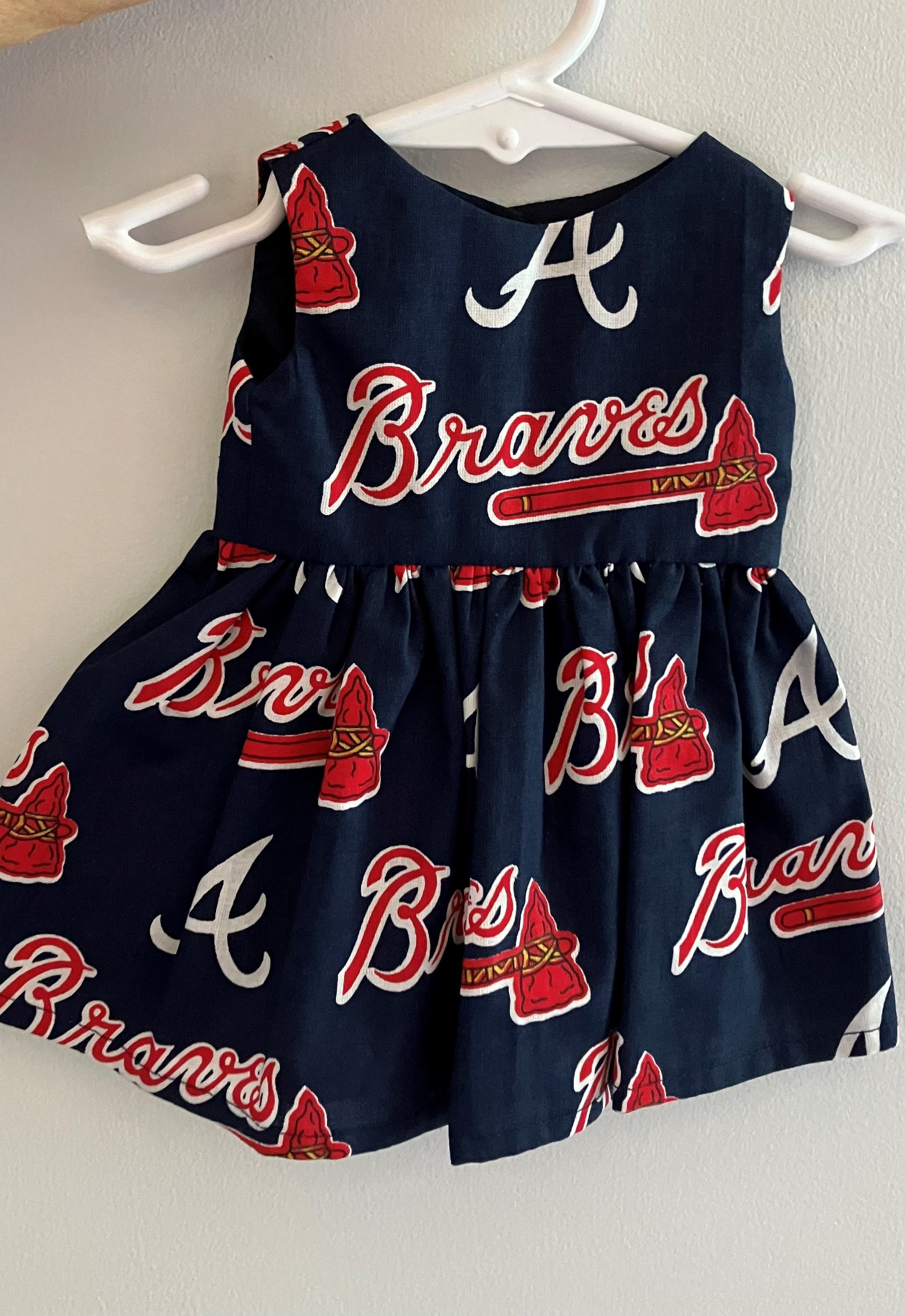 Atlanta Braves Doll Dress