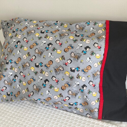 Charlie Brown Peanuts Pillowcase Etsy