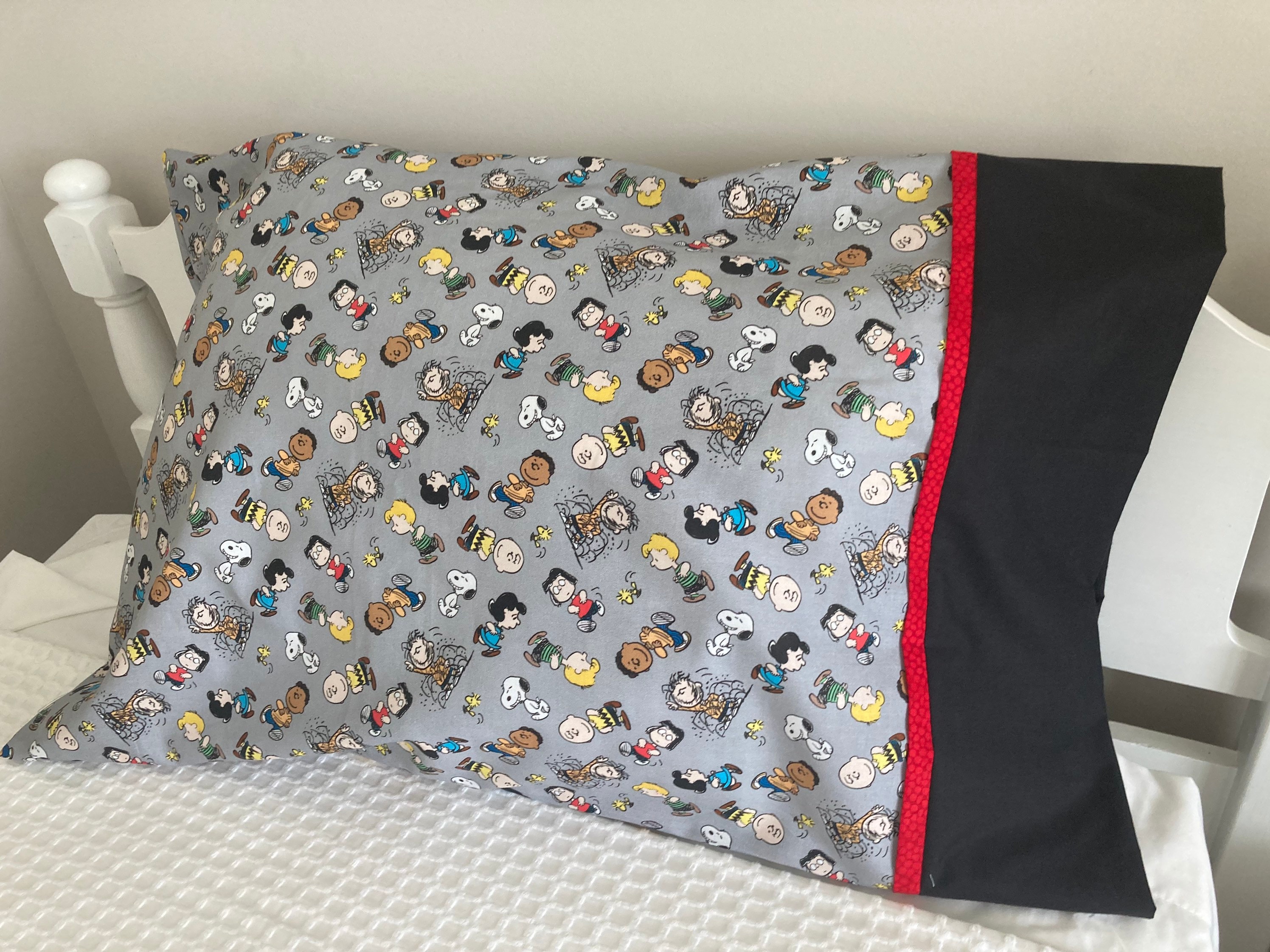 Charlie Brown Peanuts Pillowcase Etsy
