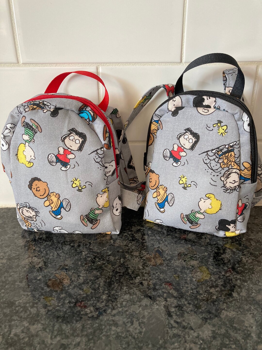 Peanuts Gang Miniature Backpacks Etsy