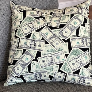 Money! Money! Money! Pillow Cover