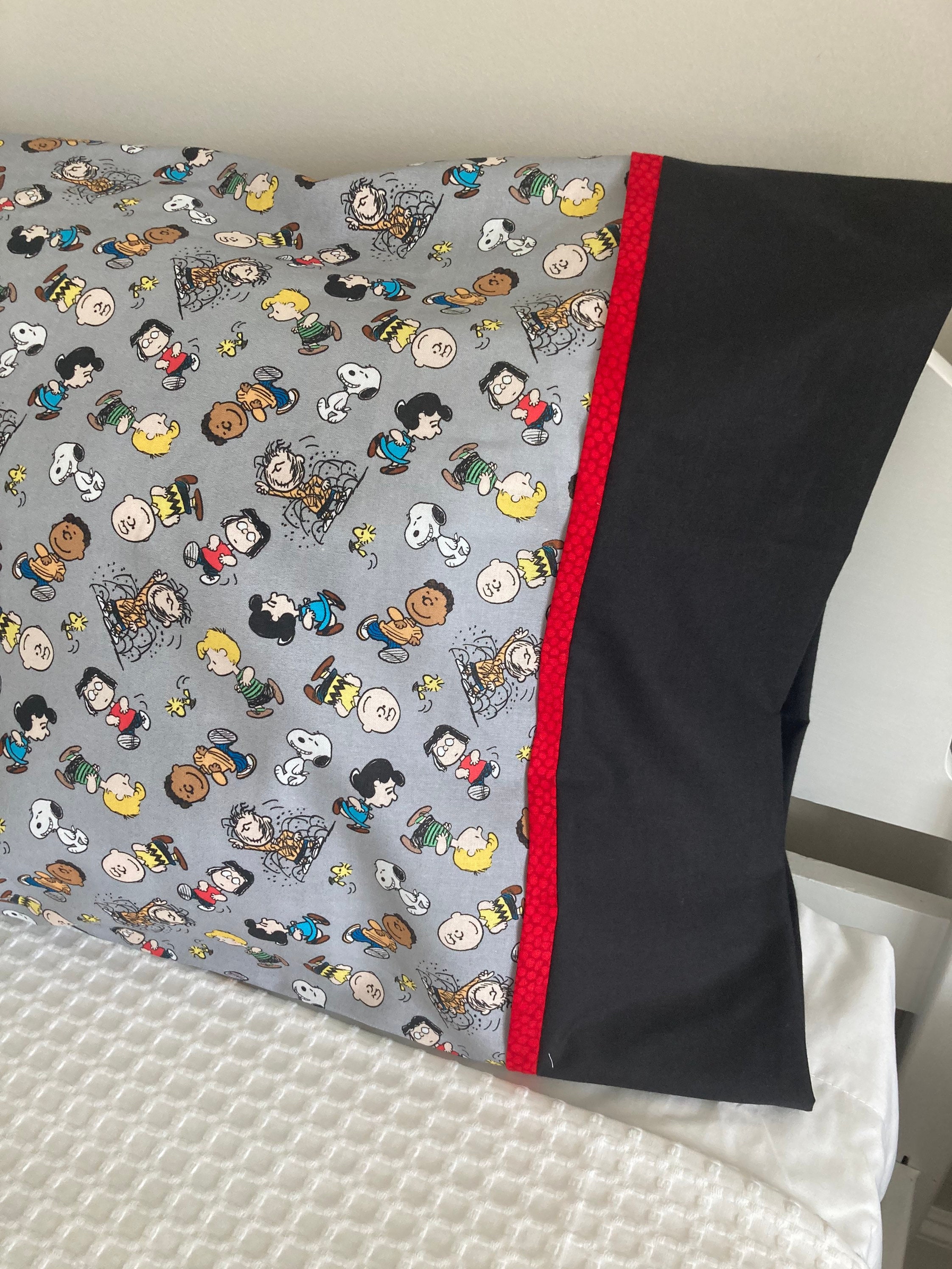 Charlie Brown Peanuts Pillowcase Etsy