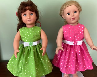 Summer dress for 18 inch doll