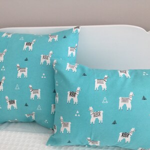 White Llama Pillow Cover