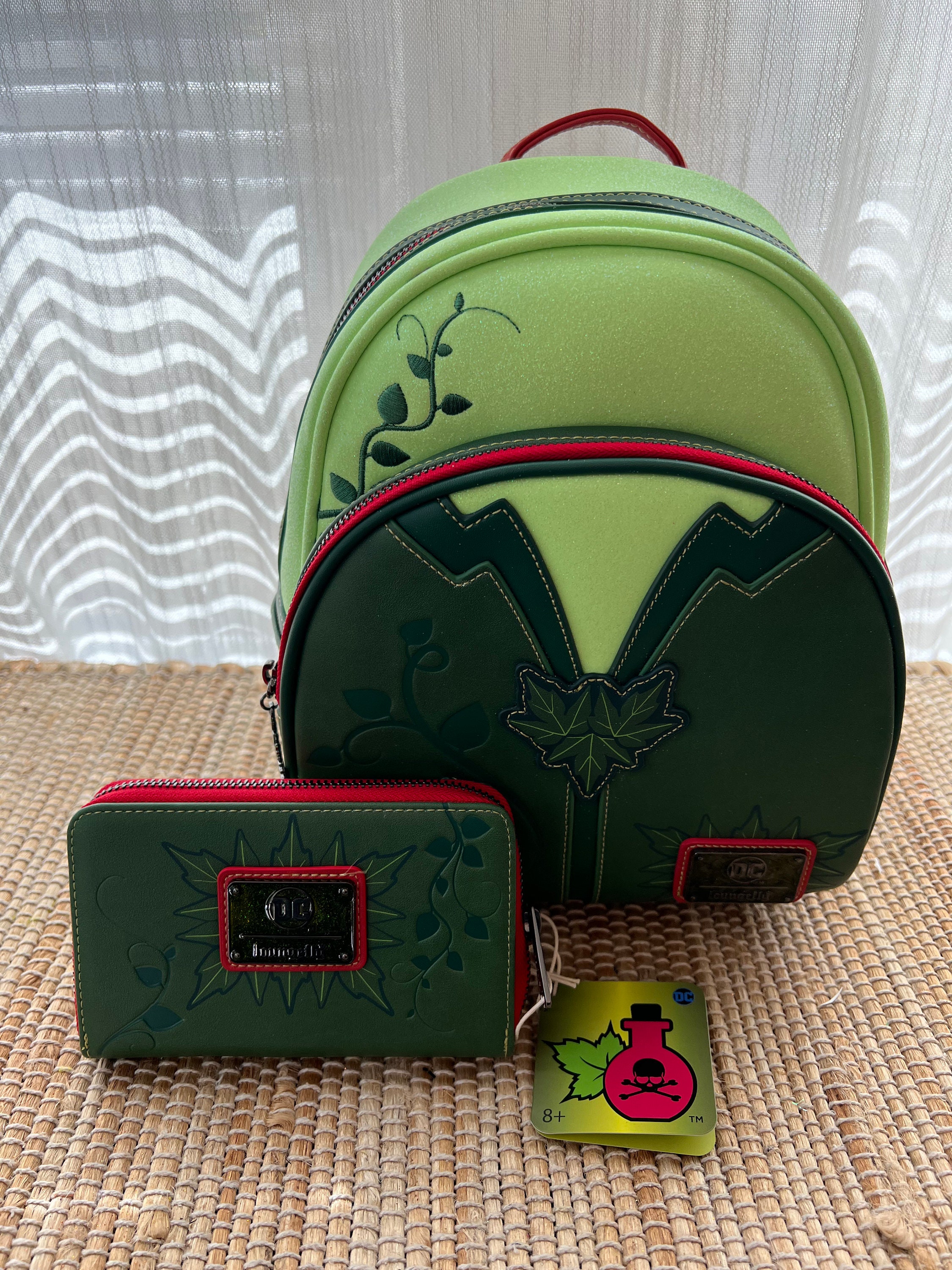Loungefly DC Poison Ivy Mini Backpack and Matching Wallet - Etsy