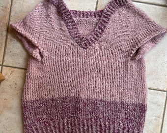 Knitted vest