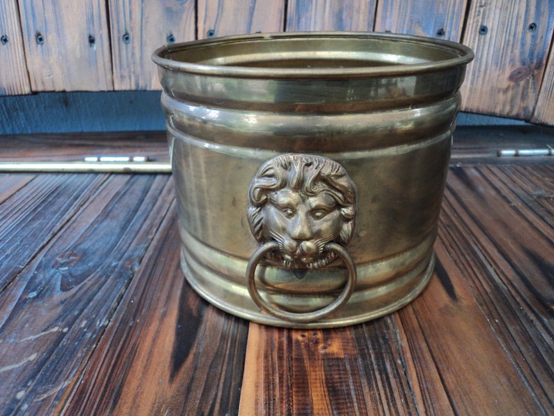 Vintage Brass PlanterPot