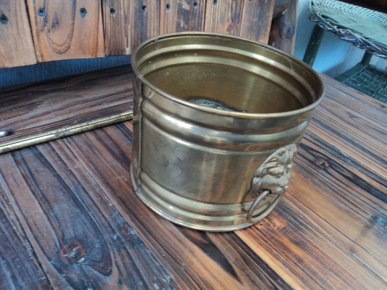 Vintage Brass PlanterPot