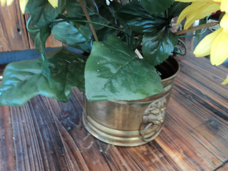 Vintage Brass PlanterPot