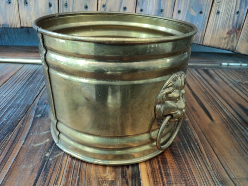 Vintage Brass PlanterPot