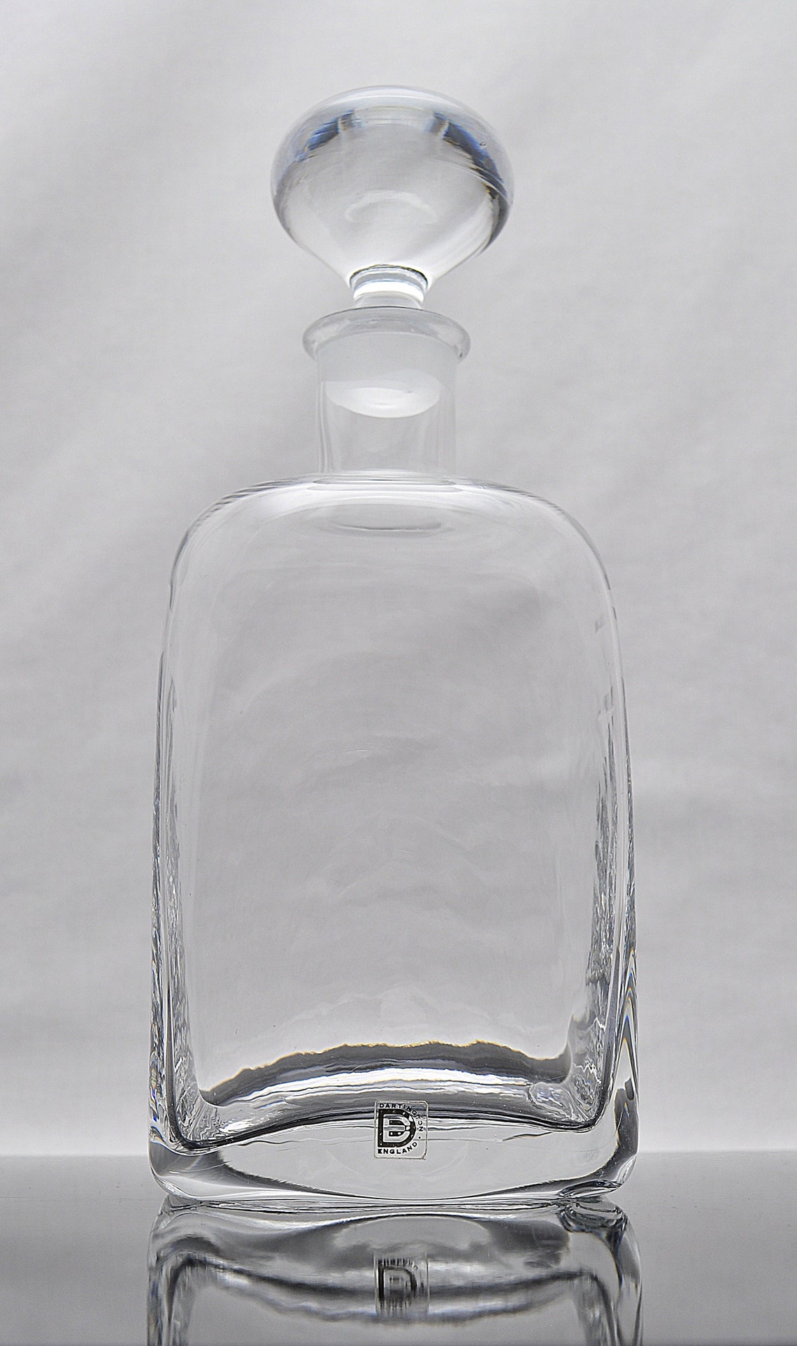 1960s Large Dartington Crystal Decanter FT85 by Frank Thrower Etsy