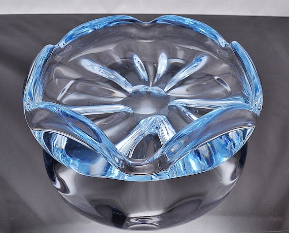 Orrefors Vintage Stella Polaris Crystal Bowl C.1960s - Vicke Orrefors Vintage Stella Polaris Crystal Bowl C.1960s - Vicke