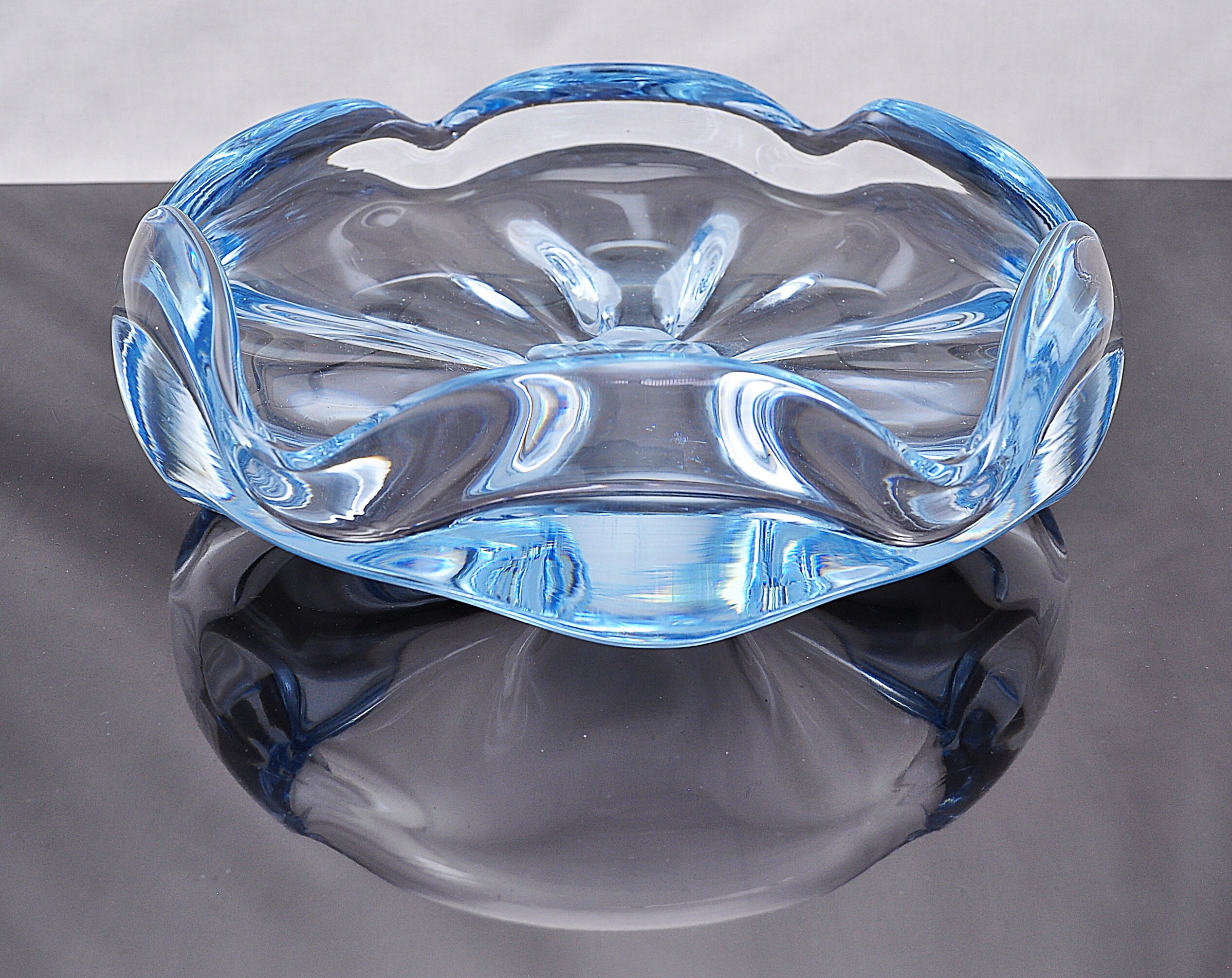 Orrefors Vintage Stella Polaris Crystal Bowl C.1960s - Vicke Orrefors Vintage Stella Polaris Crystal Bowl C.1960s - Vicke