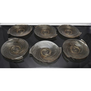Art Deco Walther & Sohne Victoria  Glass Plates – Set of Six