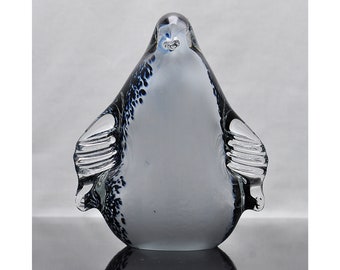 Wedgwood Glass Large Penguin Sculpture RSW72 – Signed