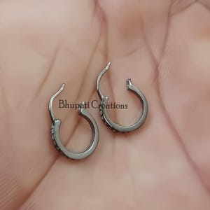 Pave Diamond Hoop Earrings, Hoop Earrings, Diamond Hoop Earrings, Mujer Hoop Earrings, Hoop Earrings Jewelry