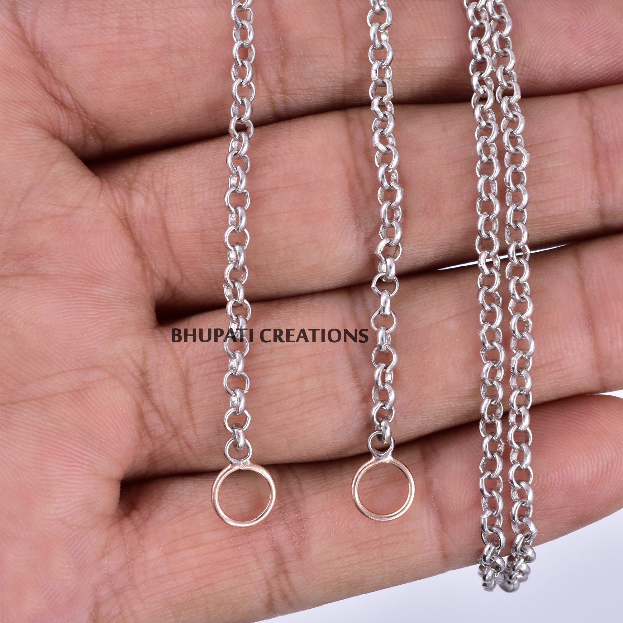 18 Length Stainless Steel Necklace 18 2.5mm X 2mm Cable Chain With Lobster  Clasps 18 Inches 2405 