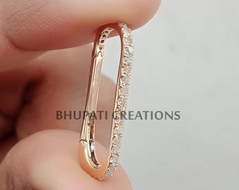 14K Yellow Gold Enhancer Clasp Lock Diamond Push Spring Lock Jewelry