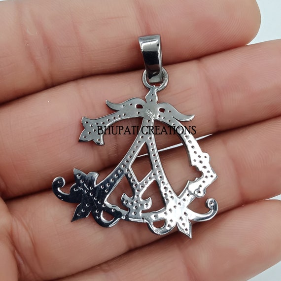 Personalized Monogram 925 Sterling 