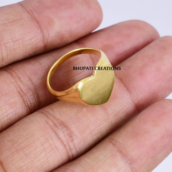 Simple 18K Gold Plated Stainless Steel High Polished Plain Smooth Round  Circle Finger Rings for Women - China Wave Ring and Adjustable Ring  Stainless Steel price | Made-in-China.com