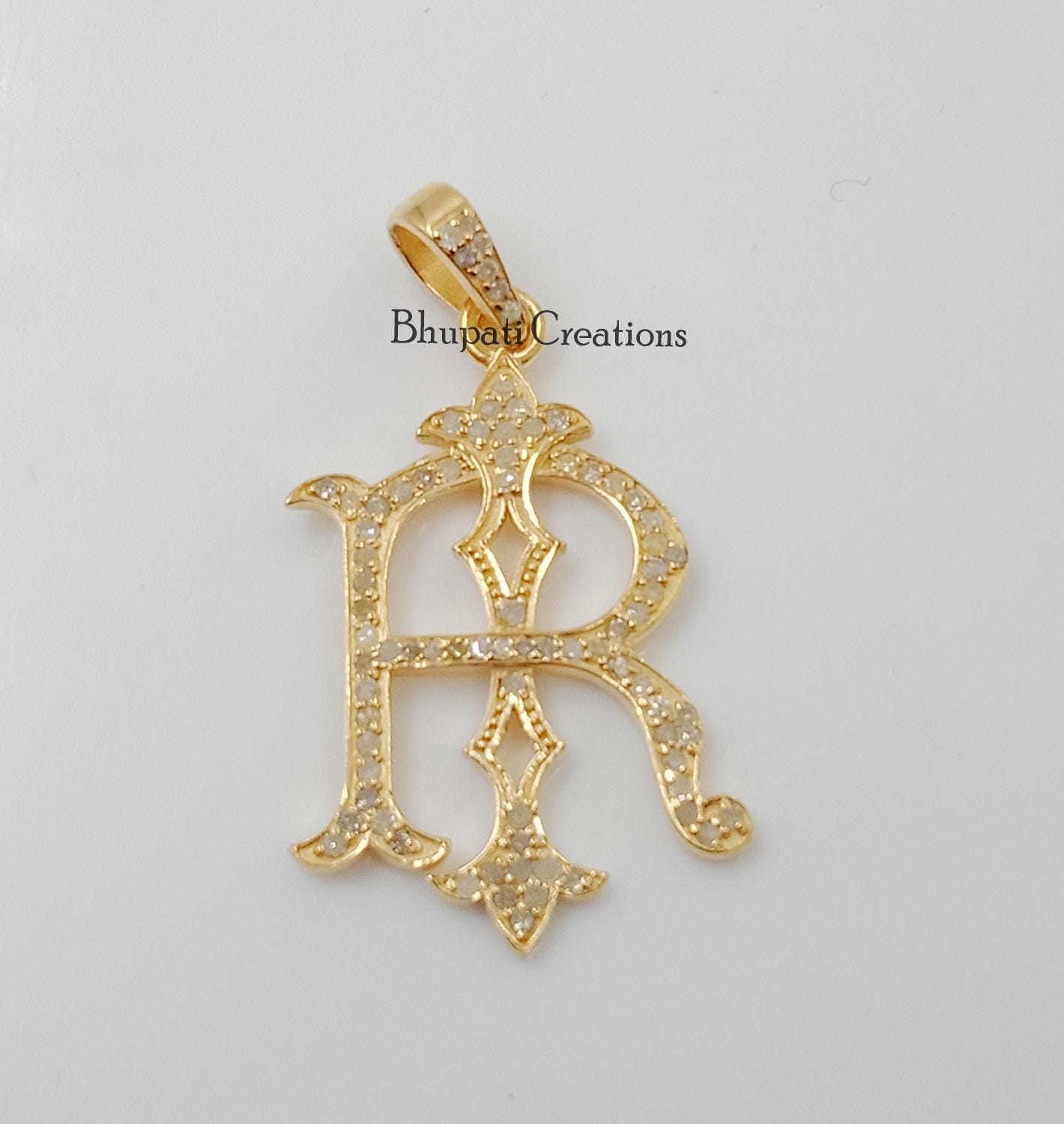 A♡J Letter J Charm Necklace | Gold plated | Pandora US