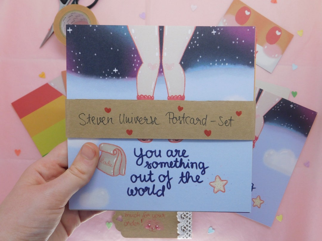 Steven Universe Postcard SU Fanart Postcard Set Recycled Postcard ...