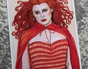 Lucy Westenra Art Print - Bram Stoker's Dracula - Vampire Art