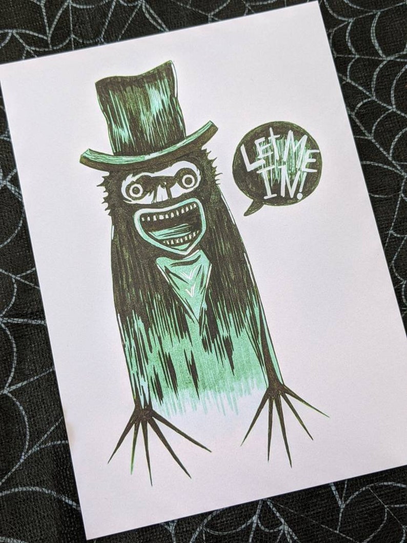 The Babadook Let Me In Art Print-Horror-Movie Art-Gothic Art