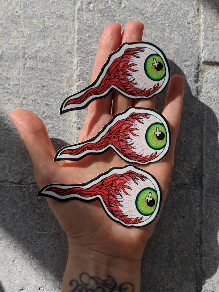 Evil Eye Vinyl Sticker Etsy