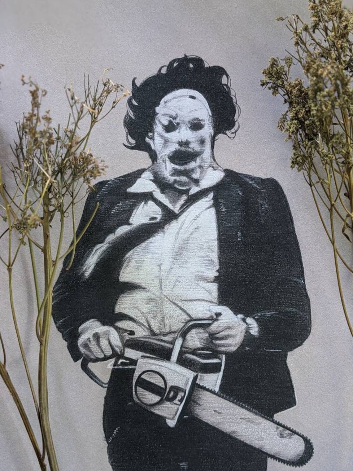 Leatherface Art Print - the Texas Chainsaw Massacre - Horror Art ...