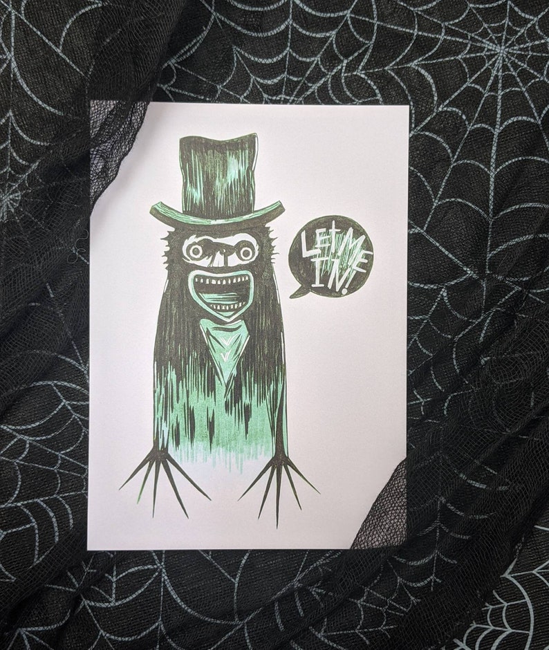 The Babadook Let Me In Art Print-Horror-Movie Art-Gothic Art