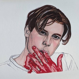 Billy Loomis Art Print - Scream - Skeet Ulrich - Ghostface - Wes Craven - Horror Art - Slasher