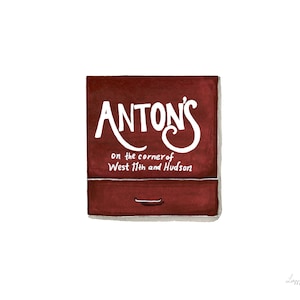 NYC Individual Matchbooks - High-Quality Giclee Print
