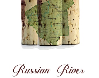 Wina Cork Mapa plakat cyfrowy plik