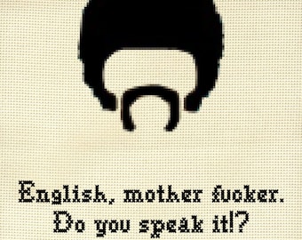 Druk cyfrowy z Pulp Fiction Cross Stitch